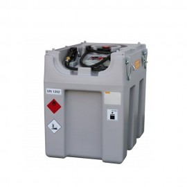 Depósito de gasoil 600 litros móvil homologación ADR con bomba eléctrica de 24 V