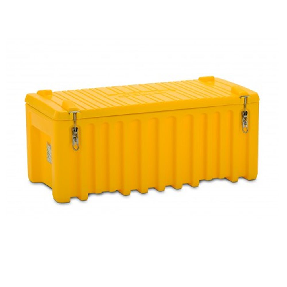 Baúl contenedor caja almacenaje CEMbox 250 l amarillo