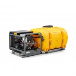 Máquina de limpieza a presión, hidrolimpiadora - sulfatadora, MCS 1000 HD 600 litros Móvil Diésel