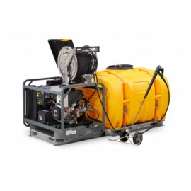 Máquina de limpieza a presión, hidrolimpiadora - sulfatadora, MCS 1000 HD 2000 litros Móvil Diésel