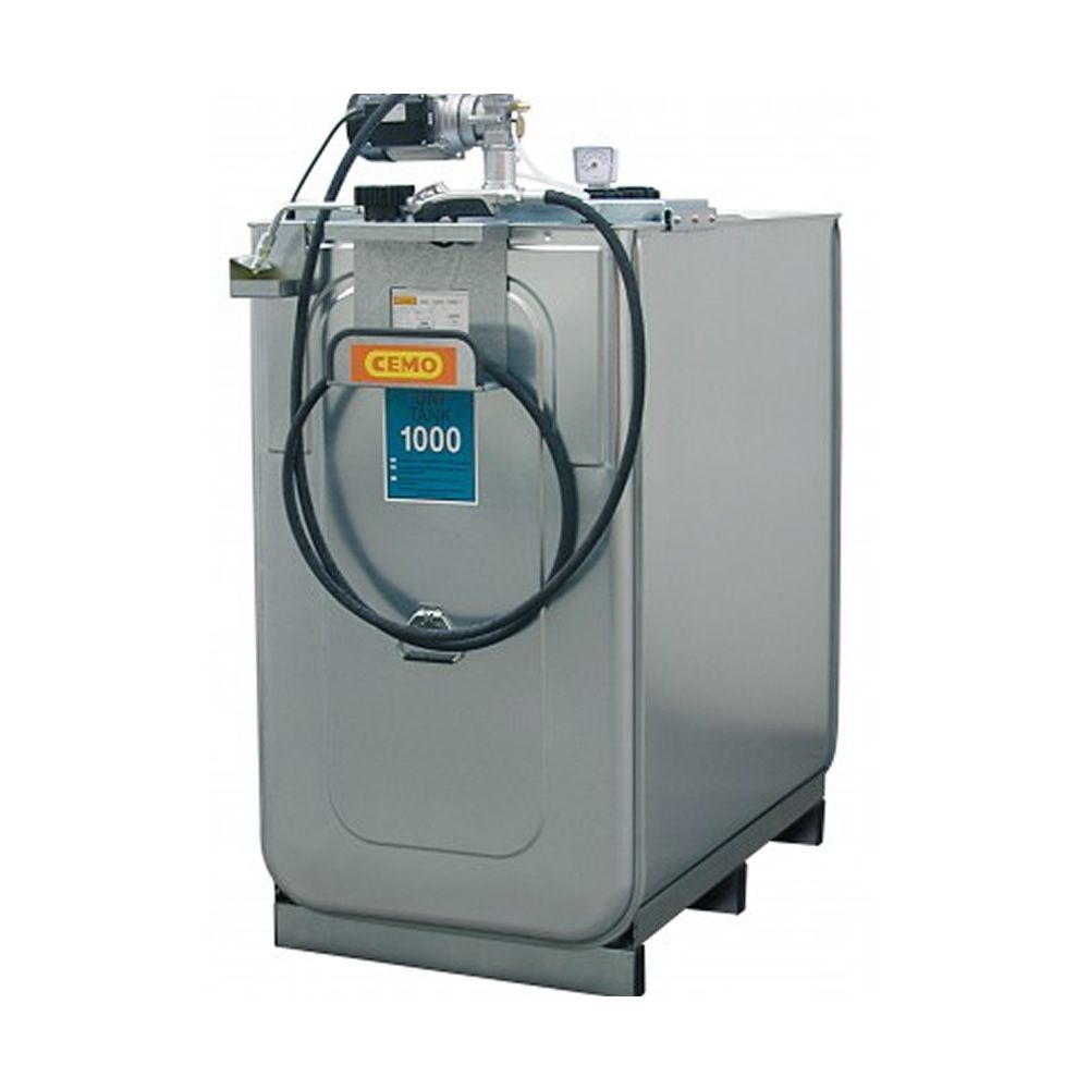 Depósito HDPE 1000 litros con bomba eléctrica para lubricantes (Aceite)