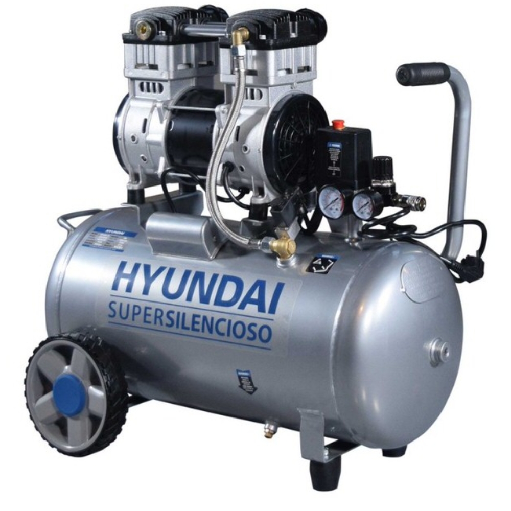 Compresor de aire silencioso HYAC50-2S HYUNDAI