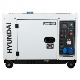 Generador Diésel Monofásico Insonorizado Hyundai DHY8600SE