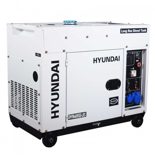 Generador específico para apoyo solar diésel monofásico HYUNDAI DHY6600SE-LRS