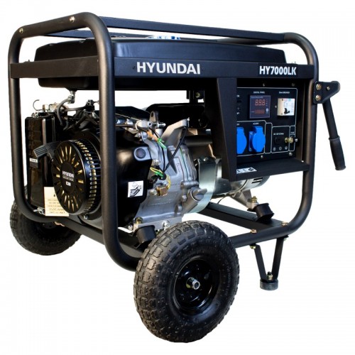 Generador gasolina monofásico HYUNDAI HY7000LK serie PRO