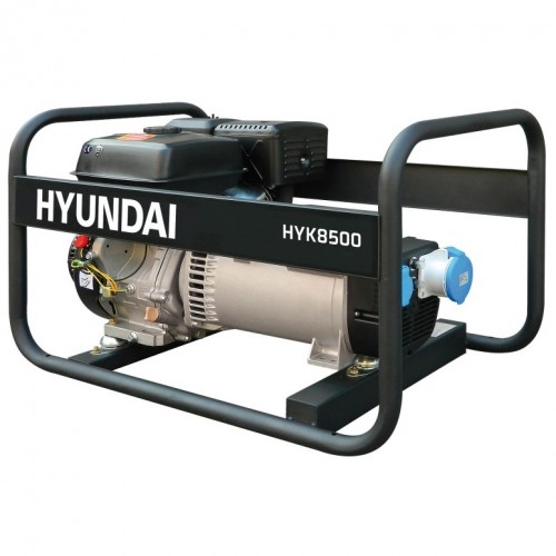 Generador gasolina monofásico HYUNDAI HYK8500 serie rental