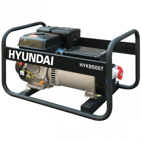 Generador gasolina trifásico HYUNDAI HYK8500T serie rental