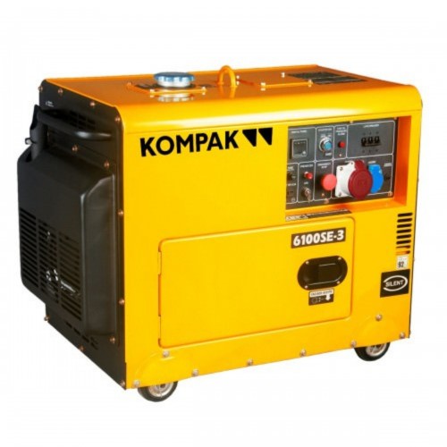 Generador Diésel Insonorizado K6100SE-3 KOMPAK