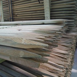 Estaca de madera tutor 180 cm x 4 cm diámetro