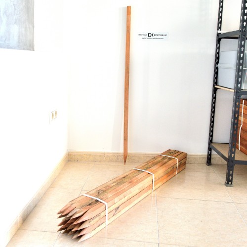 Estacas de madera 120 cm 20 uds