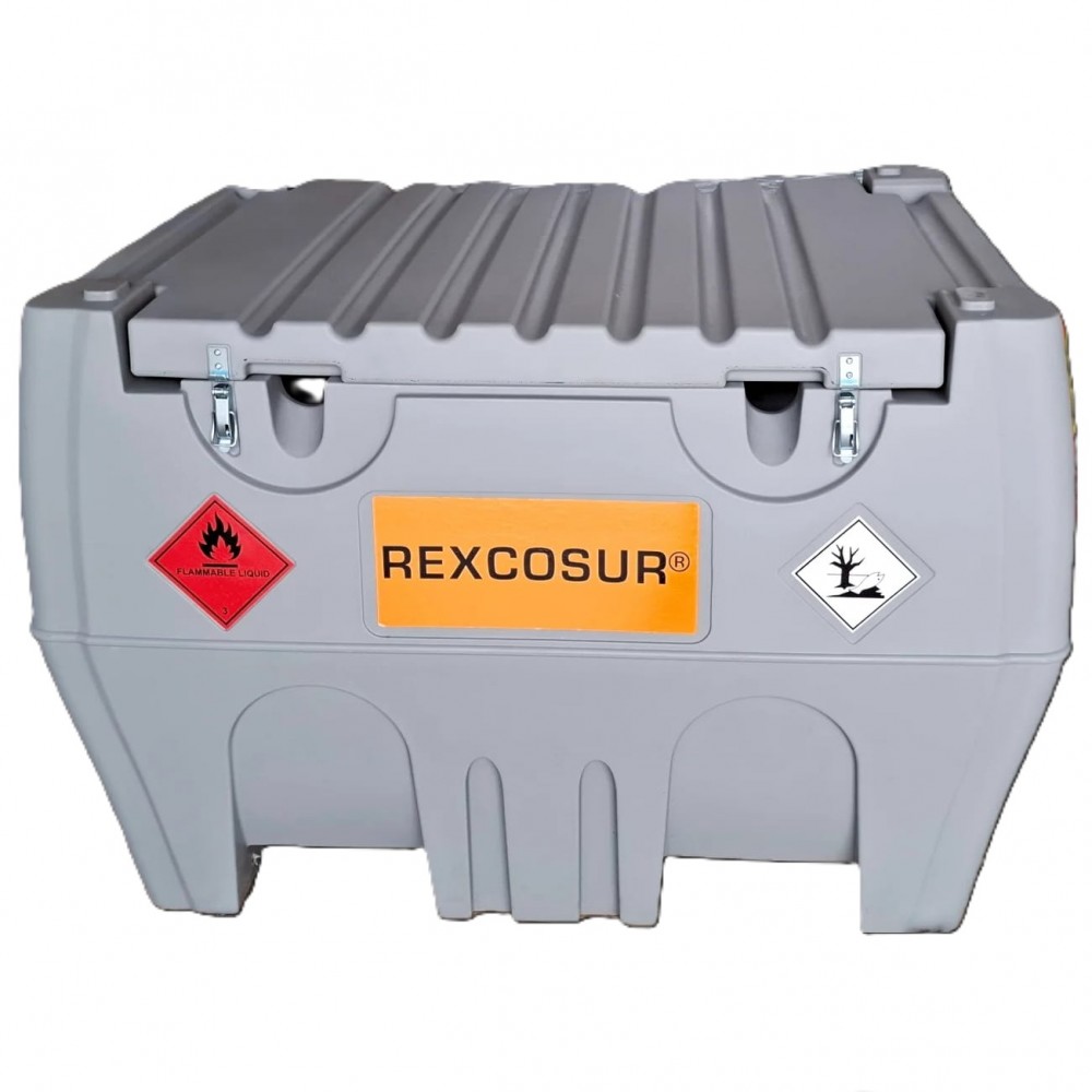 Depósito de gasoil 430 litros con bomba eléctrica 12 V 40L/min y tapa REXCOSUR
