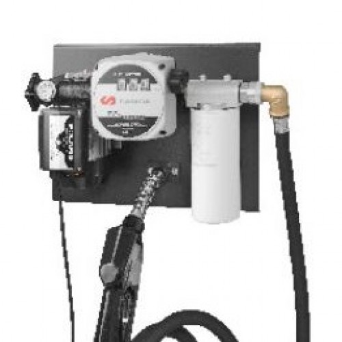 Kit bomba eléctrica gasoil 230 V - mural - pistola automática - contador y filtro